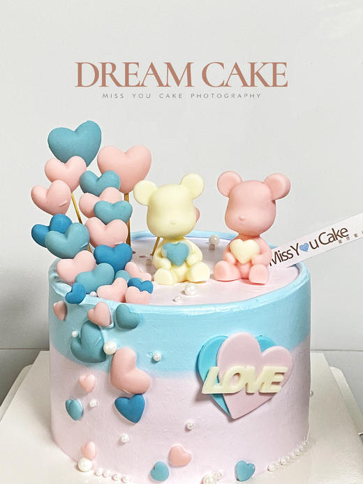定制款蛋糕 - 心心相印 商品图0