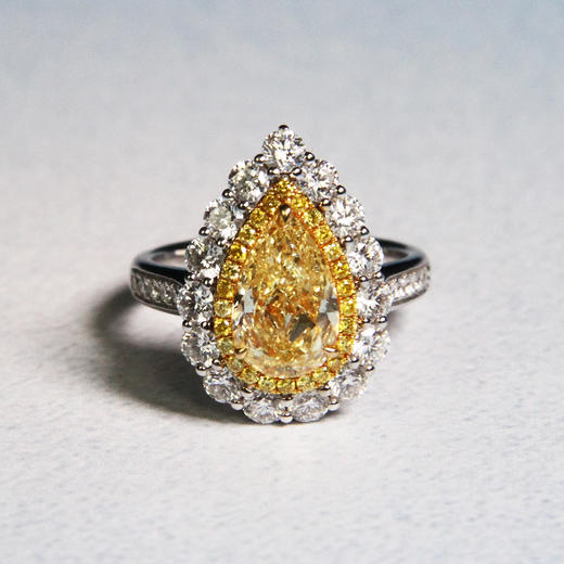 天然黄钻戒指2.45克拉 商品图0