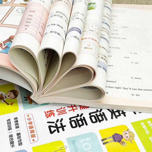 全2册 我的思维导图英语语法书+小学英语语法提升训练双语读物 小学英语晨读经典三年级四五六小升初零基础时态专项训练英文书籍 商品图2