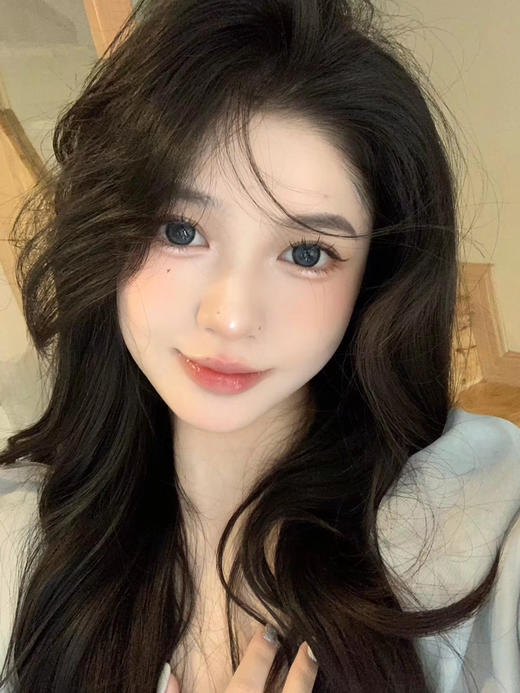 Lilyanna半年抛美瞳 糯米蓝 14.5mm 商品图0