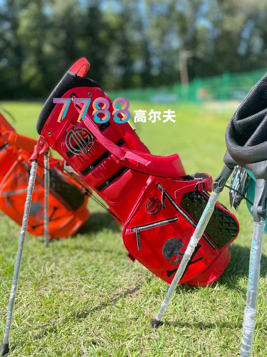 正品现货DEX GOLF韩国进口男女超轻高尔夫球包双包帽练习袋支架包 商品图3