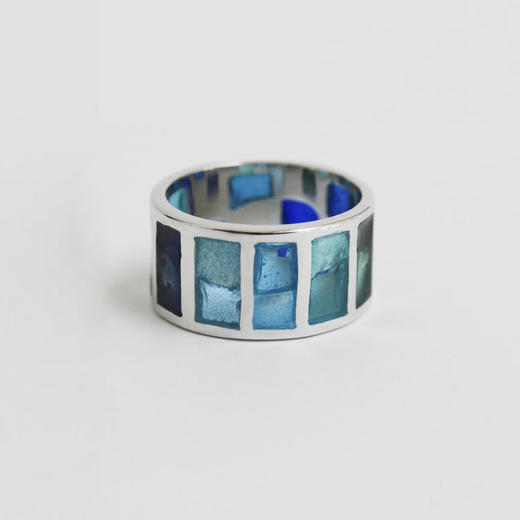 北京仓｜Joidart-Gaudi-蓝色珐琅 戒指［西班牙设计师］ 商品图2
