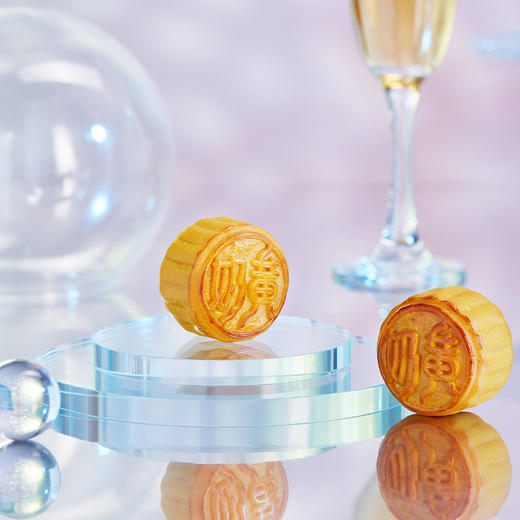 中秋好礼300克掬月•金沙奶黄月饼 商品图4