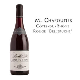 莎普蒂尔酒庄罗纳河谷贝乐奇红葡萄酒  M. Chapoutier Côtes-du-Rhône Rouge 'Belleruche'