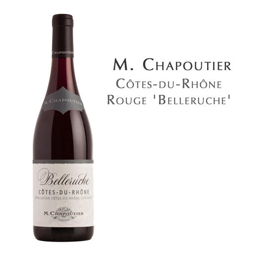 莎普蒂尔酒庄罗纳河谷贝乐奇红葡萄酒  M. Chapoutier Côtes-du-Rhône Rouge 'Belleruche' 商品图0