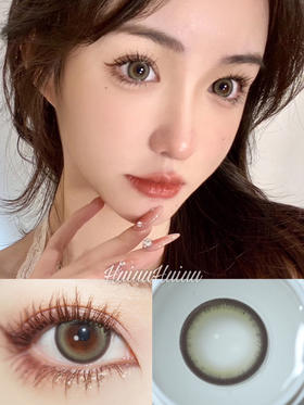 【大直径】LOVEIIKIRA-松石绿-14.5mm【年抛 0-800度 无525/575】着色13.7mm