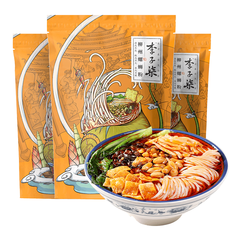 李子柒柳州螺蛳粉广西螺丝粉方便面速食米线酸辣粉335g/包
