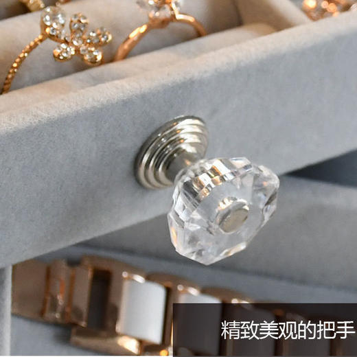 带盖首饰收纳盒耳钉耳环收纳盒子饰品防尘耳夹耳坠耳棒整理珠宝箱 商品图3