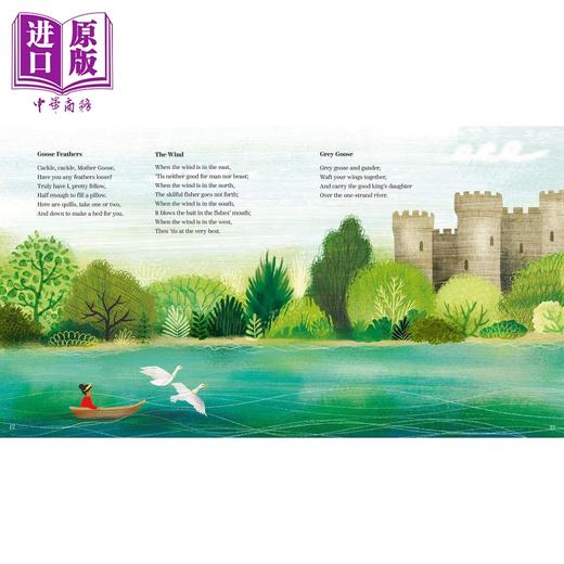 【中商原版】Frann Preston Gannon A Treasury of Nursery Rhymes and Poems 童谣宝典 英文原版儿童绘本 童话寓言小初文学 商品图2