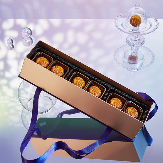 中秋好礼300克掬月•金沙奶黄月饼 商品图1