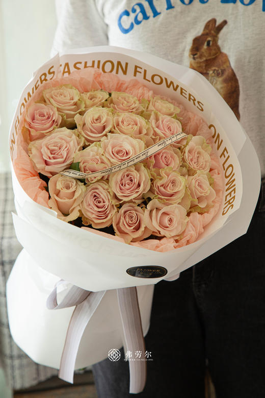 【一见钟情】卡布奇诺色系玫瑰花束    多款式可选 商品图1