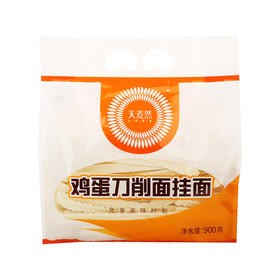 五得利天麦然鸡蛋刀削面挂面 900g