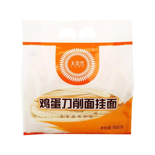 五得利天麦然鸡蛋刀削面挂面 900g 商品图0