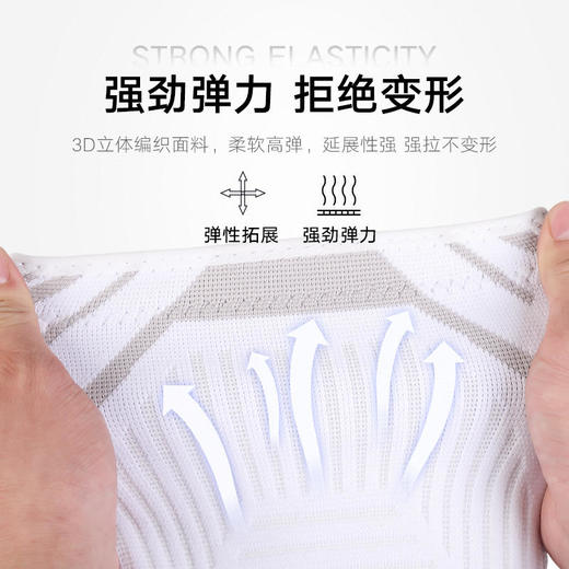 【全新升级版AMIIGU专业运动护膝】稳定髌骨保护膝盖减少损伤健身跑步骑行护膝盖夏季针织加厚运动护膝硅胶套护具 商品图5