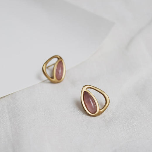 北京仓｜Joidart-Exuberant-粉色 Murano玻璃 耳钉［西班牙设计师］ 商品图4