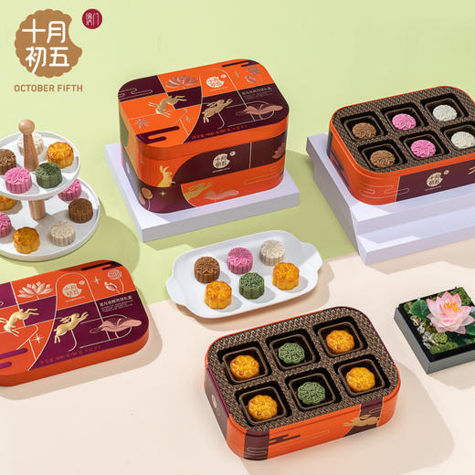 十月初五-星月双辉月饼礼盒 （铁盒） 商品图5