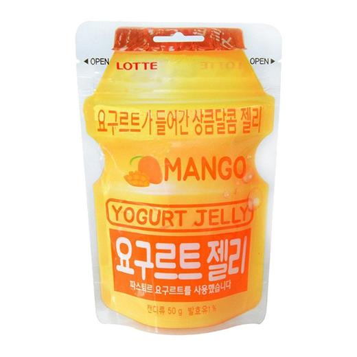 韩国进口LOTTE乐天乳酸菌软糖50g/袋装 酸奶味橡皮糖QQ糖休闲零食 商品图1
