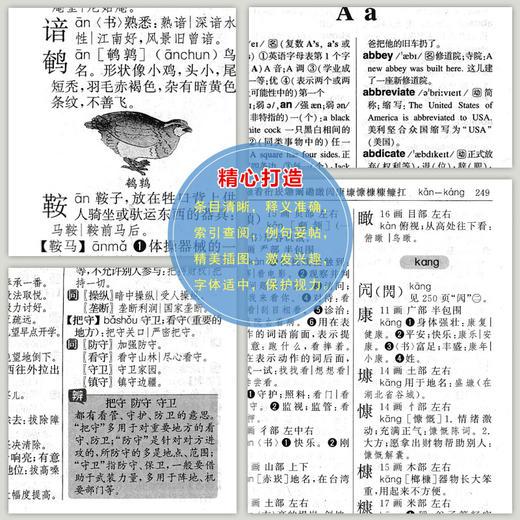 推荐 5册小学生多功能字典成语词典现代汉语词典同义词近义词反义词词典英汉汉语词典 同步书1-6年级商务印书馆 商品图3