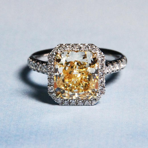 天然黄钻戒指4.26克拉 商品图0