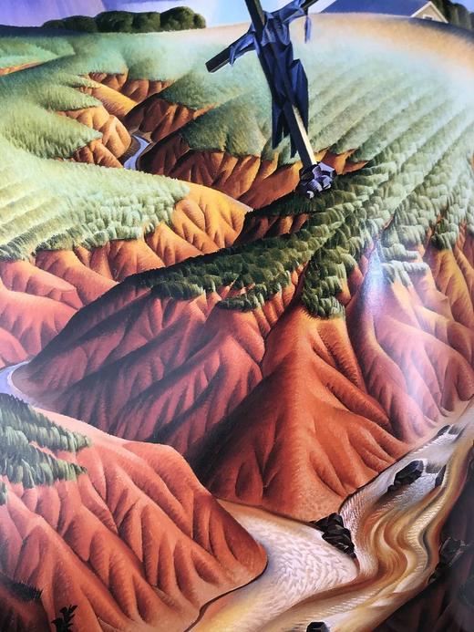 现代西部：1890-1950年美国风景画集 136幅彩色83幅黑白插图 精装大16开 商品图7