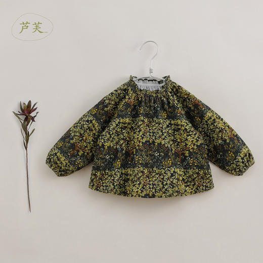 【马克珍妮 芦芙】秋装新款 女童丛林密语灯芯绒小衫 221270 商品图0