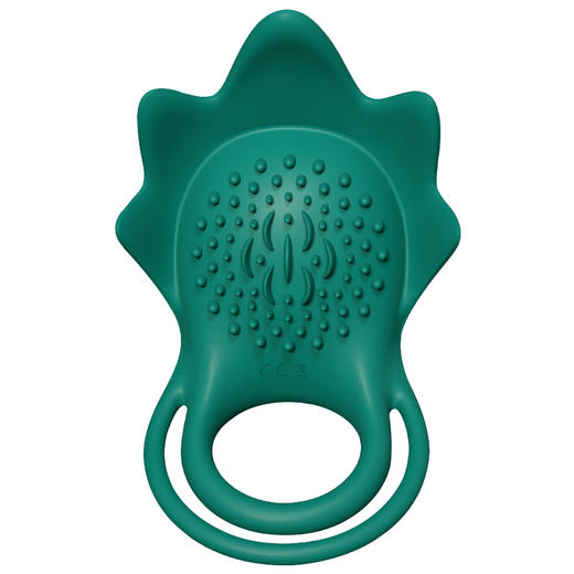 千度蜜海星锁精环男用震动延时APP遥控刺击套环夫妻调情情趣用品绿色 商品图1