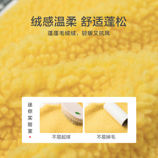 【爸妈款】【mini亲子x设计师原创】迷你巴拉亲子装便服立领毛绒绒外套 商品图3