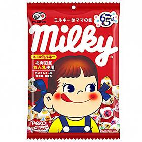 日本进口零食不二家牛奶妹软糖果102g