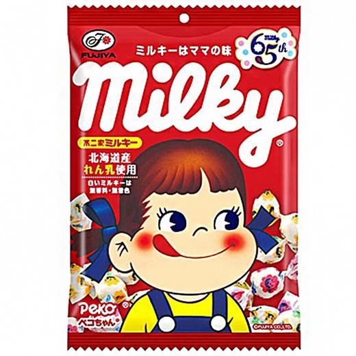日本进口零食不二家牛奶妹软糖果102g 商品图0