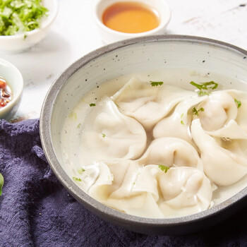 东来顺 羊肉大葱馄饨258g(约33只) 儿童云吞混沌早餐夜宵速食清真食品 商品图4