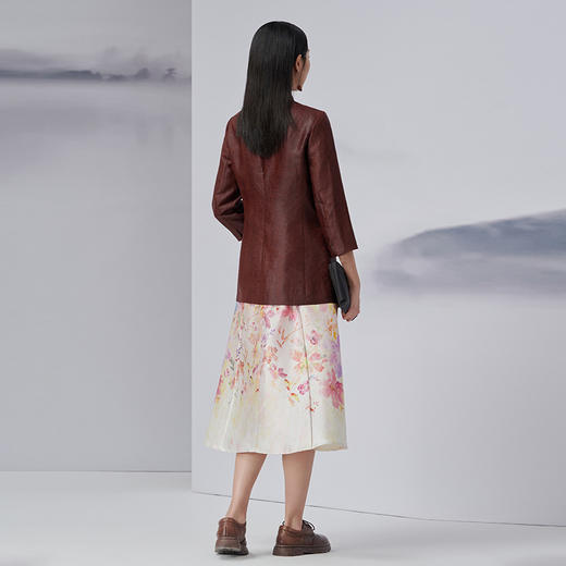 TANGY Collection/天意精品2022年春夏新品长款收腰莨绸外套 商品图2