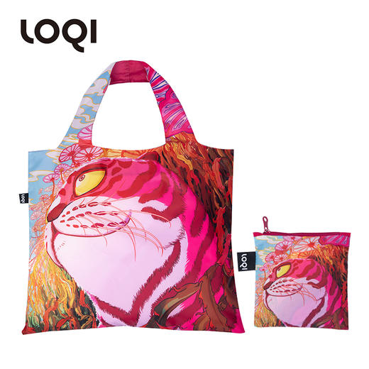 德国LOQI x 野武系列合集 全新再生环保材料 单肩可折叠 旅行大容量 防泼水 超轻50g可承重40斤 商品图6