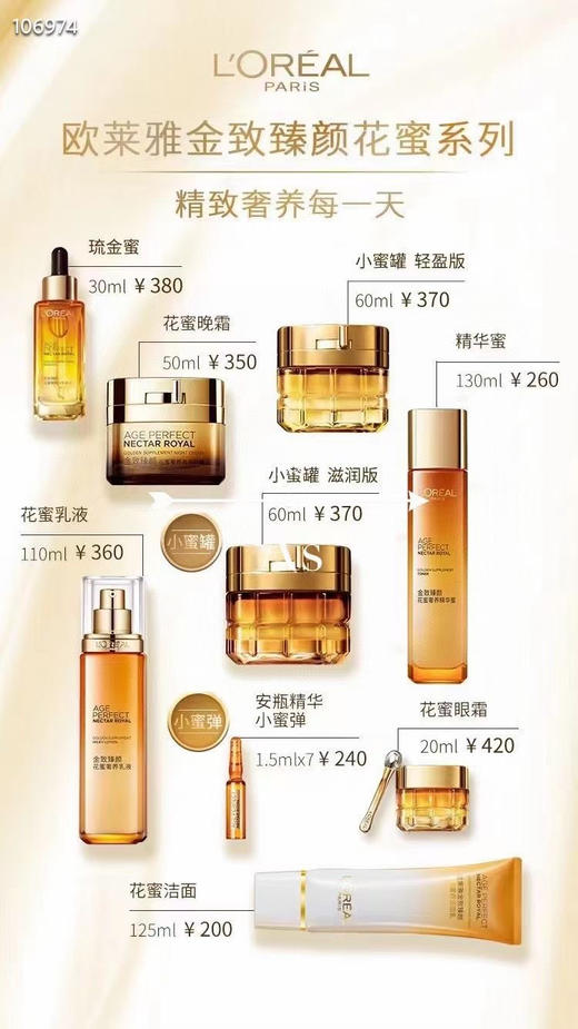 欧莱雅小蜜罐眼霜20ml 玻色因眼部护肤品补水保湿抗老抗皱紧致淡纹滋润(效期2026年8月) 商品图5