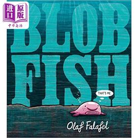 【中商原版】Blobfish 水滴鱼 英文原版儿童精品绘本 动物及动物故事 Olaf Falafel 3到6岁 