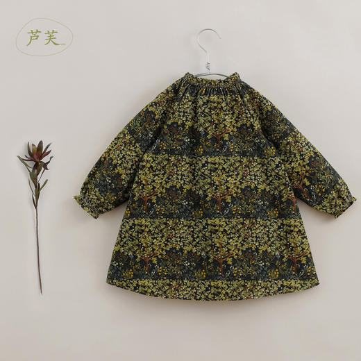 【马克珍妮 芦芙】秋装新款 丛林密语灯芯绒连衣裙 221295 商品图1