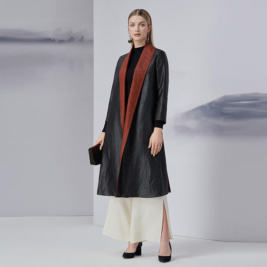 TANGY Collection/天意精品2022年秋冬新品秋日私语系列莨绸外套 商品图1