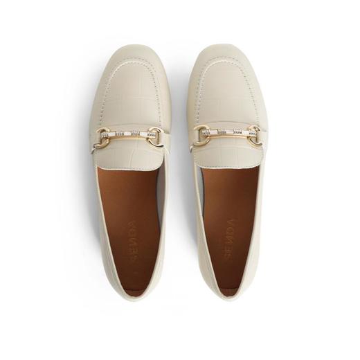 2楼森达羊皮革乐福鞋舒适 商品图0