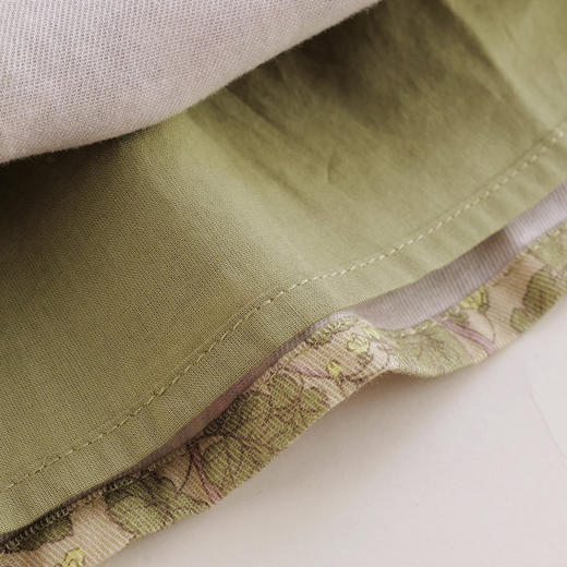 【马克珍妮 芦芙】秋装新款 幸运草纯棉花边领连衣裙221393 商品图4