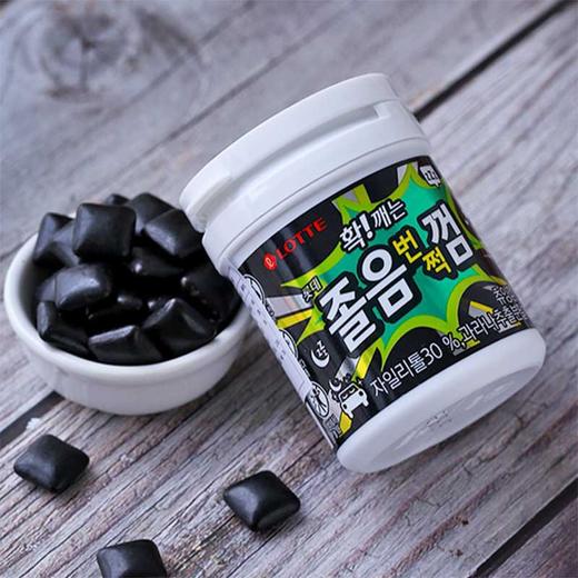 韩国进口LOTTE乐天全醒木糖醇口香糖清新口气黑开车随身携带罐装 商品图1