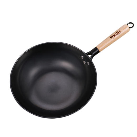 【悦舍专享】康巴赫中华老铁锅无涂层精铁电磁炉燃气灶专用32cm 商品图0