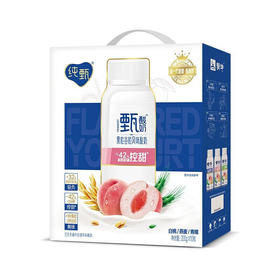 蒙牛甄酸奶白桃燕麦青稞果粒酸奶200g*10盒