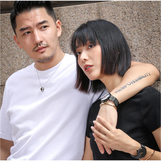 【特惠秒】Calvin Klein/凯文克莱CK疾风系列男女情侣时尚简约三环吊坠项链 99099 商品图4