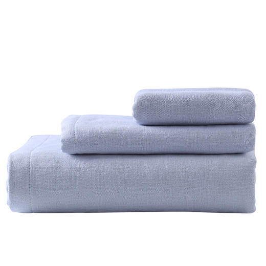 素源系列方面浴套装 纯棉吸水家用方巾面巾浴巾三件套 无印良品 商品图1