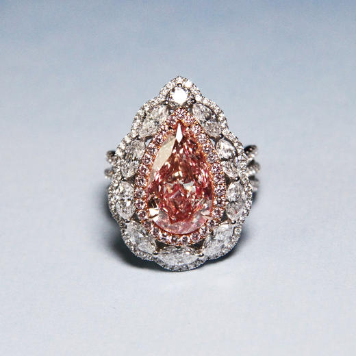 天然粉钻戒指5.18克拉 商品图0