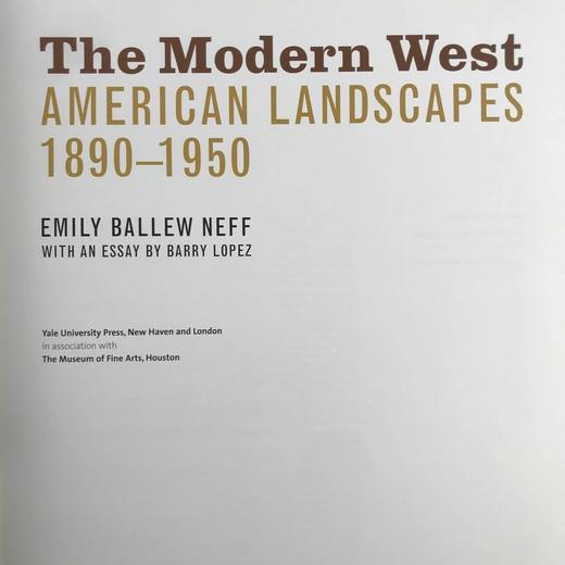 现代西部：1890-1950年美国风景画集 136幅彩色83幅黑白插图 精装大16开 商品图3