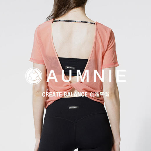 冰感网纱 轻盈速干  网纱扭转美背显瘦T恤 MeshTwistTee 商品图8