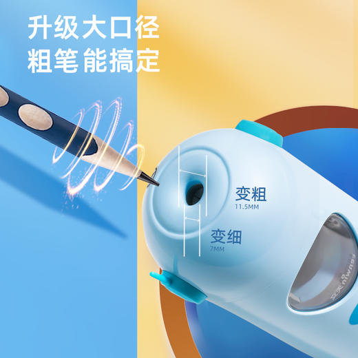 电动转笔刀 升级版 （铅笔粗细均可削）赠：洞洞笔 天文文具 商品图2