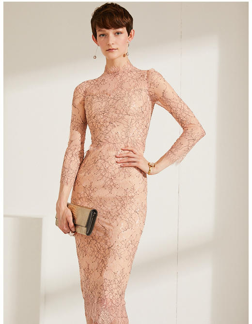 “朦胧”颈袖添香-9283545 蕾丝连衣裙 定制
颜色 温柔高雅 若隐若现 商品图4