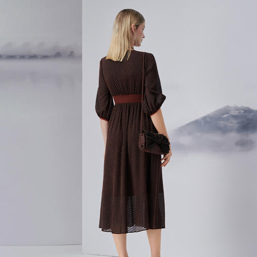 TANGY Collection/天意精品2022年秋季新品莨绸礼服裙 商品图2