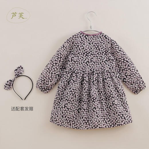 【马克珍妮 芦芙】秋装新款 幸运草纯棉花边领连衣裙221393 商品图2